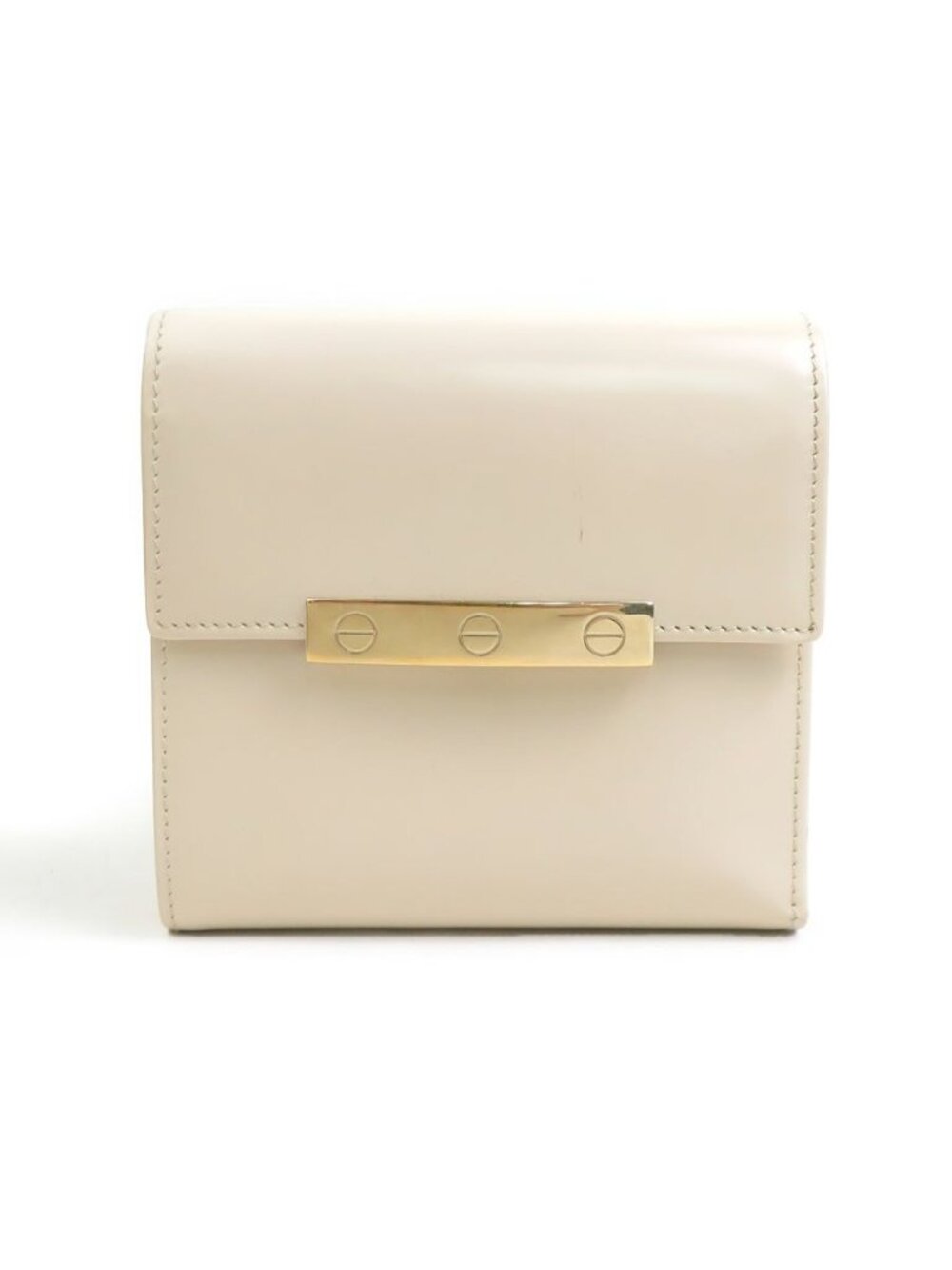 Cartier Trifold Wallet Beige